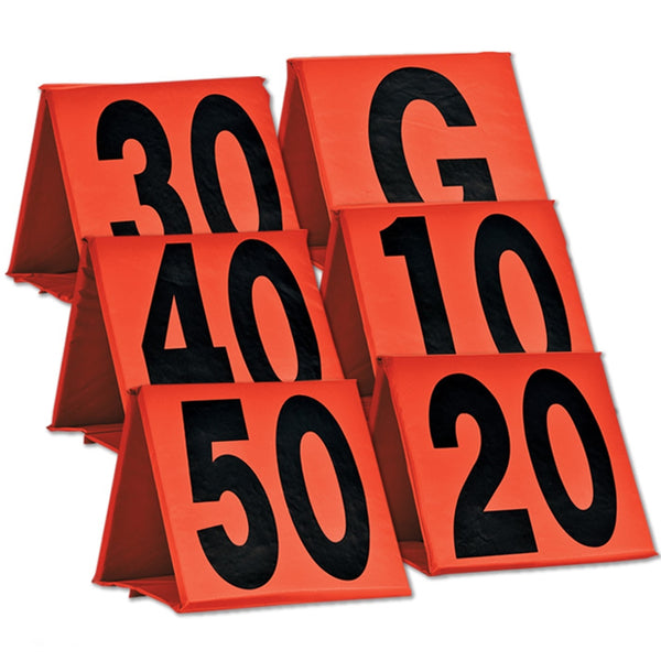 NON-WEIGHTED FOOTBALL YARD MARKER SET