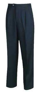 OFFICIALS PANT BLACK PLEATED
